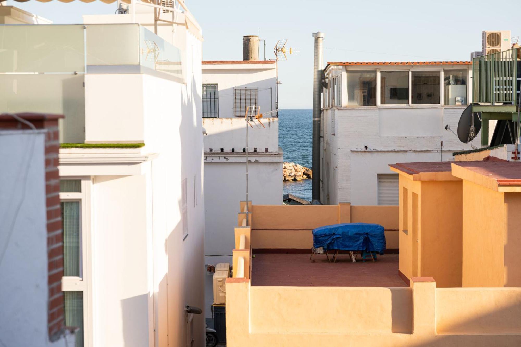 Premium Malaga Beach With Terrace Exterior foto
